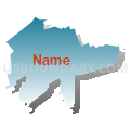 Sixteenth Essex District, Massachusetts (Blue Gradient Fill with Shadow)