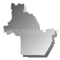 First Hampden District, Massachusetts (Gray Gradient Fill with Shadow)