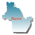 First Hampden District, Massachusetts (Blue Gradient Fill with Shadow)