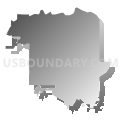 State House District 35A, Minnesota (Gray Gradient Fill with Shadow)