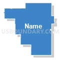 State House District 4A, Minnesota (Solid Fill with Shadow)