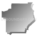 State House District 52B, Minnesota (Gray Gradient Fill with Shadow)