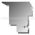 State House District 45A, Minnesota (Gray Gradient Fill with Shadow)