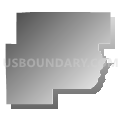 State House District 8B, Minnesota (Gray Gradient Fill with Shadow)