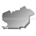 State House District 95, Missouri (Gray Gradient Fill with Shadow)