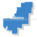 State House District 21, Missouri (Solid Fill with Shadow)