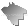 State House District 4, Montana (Gray Gradient Fill with Shadow)