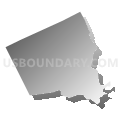 State House District 10, Merrimack County, New Hampshire (Gray Gradient Fill with Shadow)