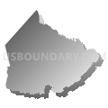 General Assembly District 2, New Jersey (Gray Gradient Fill with Shadow)