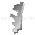 Assembly District 103, New York (Gray Gradient Fill with Shadow)