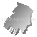 Assembly District 36, New York (Gray Gradient Fill with Shadow)