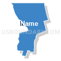 State House District 1, North Carolina (Solid Fill with Shadow)