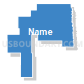 State House District 20, North Dakota (Solid Fill with Shadow)