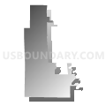 State House District 27, North Dakota (Gray Gradient Fill with Shadow)