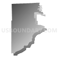 State House District 46, Ohio (Gray Gradient Fill with Shadow)