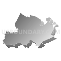 State House District 39, Pennsylvania (Gray Gradient Fill with Shadow)