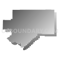 State House District 6, Pennsylvania (Gray Gradient Fill with Shadow)