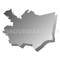 State House District 185, Pennsylvania (Gray Gradient Fill with Shadow)