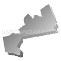 State House District 44, Rhode Island (Gray Gradient Fill with Shadow)