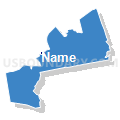 State House District 44, Rhode Island (Solid Fill with Shadow)