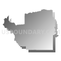 State House District 54, Utah (Gray Gradient Fill with Shadow)