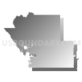 Assembly District 94, Wisconsin (Gray Gradient Fill with Shadow)