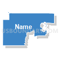 Assembly District 70, Wisconsin (Solid Fill with Shadow)
