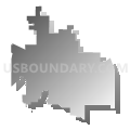 Assembly District 9, Wisconsin (Gray Gradient Fill with Shadow)