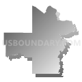 State House District 18, Wyoming (Gray Gradient Fill with Shadow)