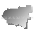 State Senate District E, Alaska (Gray Gradient Fill with Shadow)