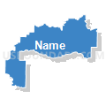 State Senate District 29, Arkansas (Solid Fill with Shadow)