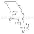 State Senate District 5, California (Light Gray Border)