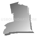 State Senate District 20, Connecticut (Gray Gradient Fill with Shadow)