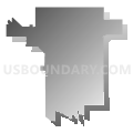 State Senate District 12, Idaho (Gray Gradient Fill with Shadow)