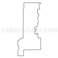 State Senate District 25, Illinois (Light Gray Border)