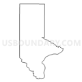 State Senate District 46, Iowa (Light Gray Border)