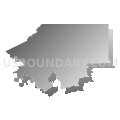 State Senate District 13, Louisiana (Gray Gradient Fill with Shadow)