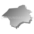 State Senate District 21, Louisiana (Gray Gradient Fill with Shadow)