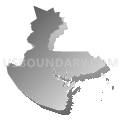 Second Essex District, Massachusetts (Gray Gradient Fill with Shadow)