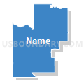 State Senate District 12, Minnesota (Solid Fill with Shadow)