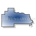 State Senate District 23, Nebraska (Radial Fill with Shadow)