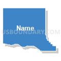 State Senate District 15, Nebraska (Solid Fill with Shadow)