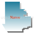 State Senate District 4, Nebraska (Blue Gradient Fill with Shadow)