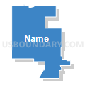 State Senate District 8, Nebraska (Solid Fill with Shadow)