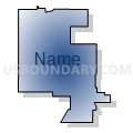 State Senate District 8, Nebraska (Radial Fill with Shadow)
