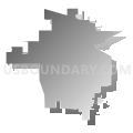 State Senate District 35, Nebraska (Gray Gradient Fill with Shadow)
