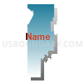 State Senate District 29, Nebraska (Blue Gradient Fill with Shadow)