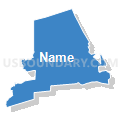 State Senate District 2, New York (Solid Fill with Shadow)