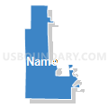 State Senate District 27, North Dakota (Solid Fill with Shadow)