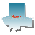 State Senate District 37, North Dakota (Blue Gradient Fill with Shadow)